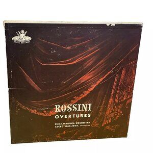 Alceo Galliera Rossini Overtures (Vinyl, 1960) Angel ANG-35011 VG+ LP Record